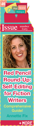 Red Pencil Round-Up - Self-Editing for Fiction Writers - by Annette Fix