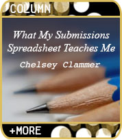 What My Submissions Spreadsheet Teaches Me by Chelsey Clammer