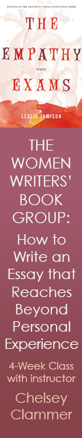 The Women Writers' Book Group: How to Write an Essay that Reaches Beyond Personal Experience