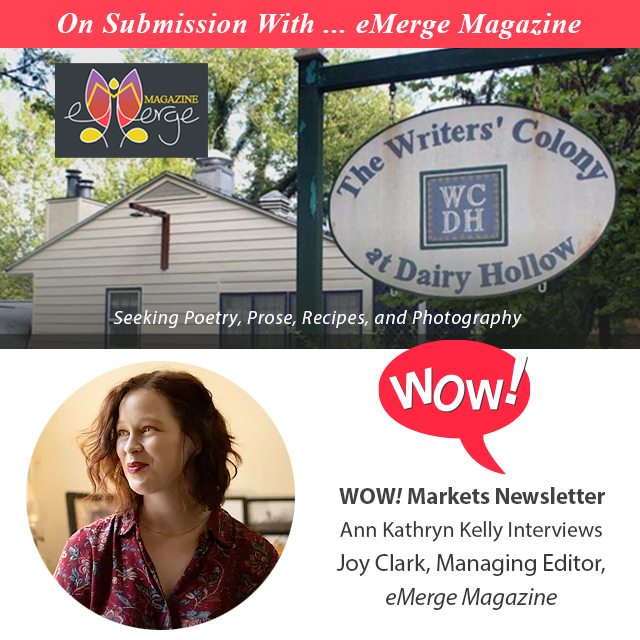 On Submission with eMerge Magazine's Managing Editor Joy Clark
