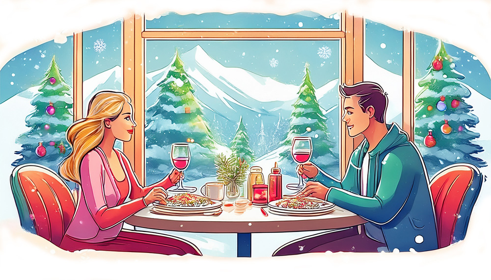 Incorporating food into a scene