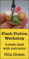 Flash Fiction Workshop - 4 week writing workshop with Gila Green