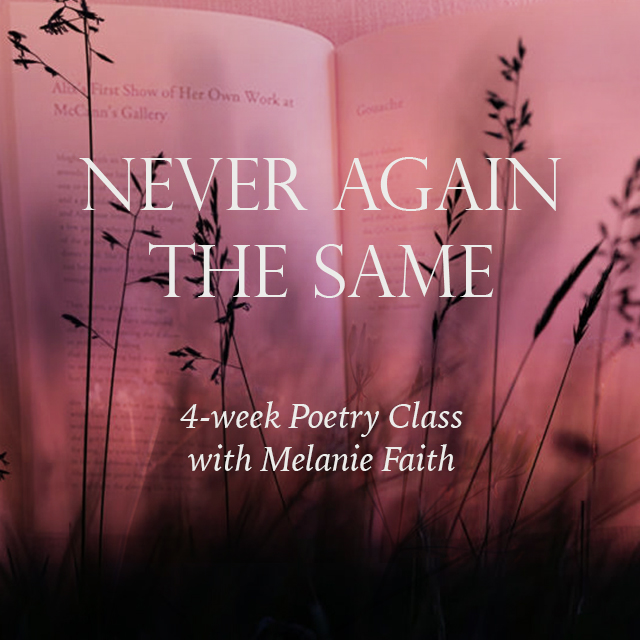 Never Again the Same: A Poetry Class