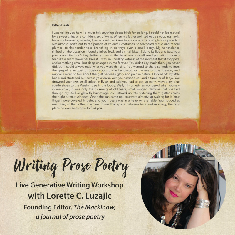 Writing Prose Poetry with Lorette C. Luzajic