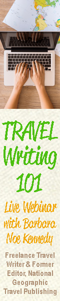 Travel Writing 101 Live Zoom with Travel Writer Barbara Noe Kennedy
